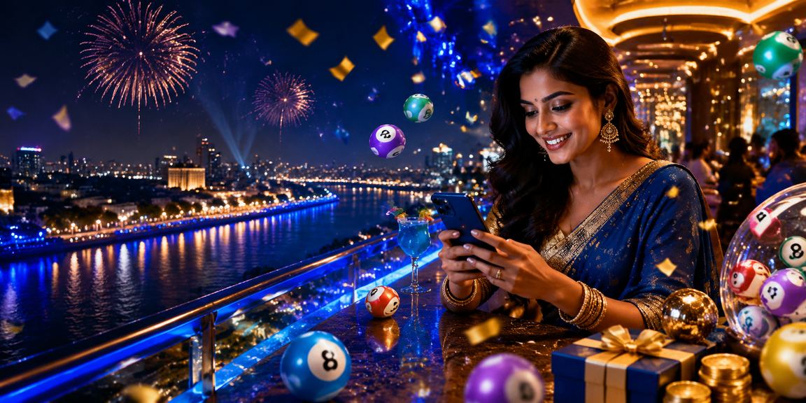 Mobile betting platform in India showing cricket and lottery games